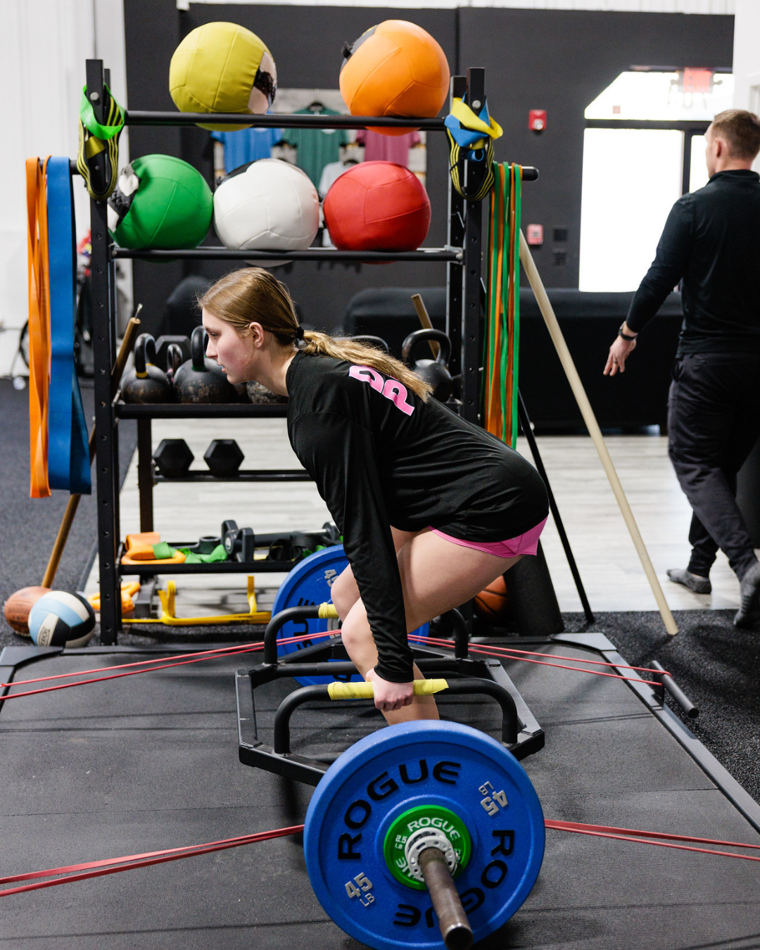 Athlete strength training at Method Athletics
